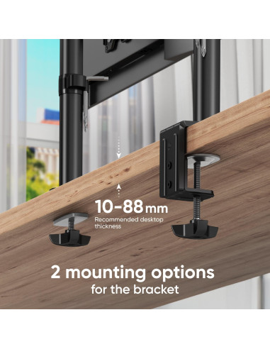 MONITOR ACC DESK MOUNT/13-34" BLACK D101E-B ONKRON