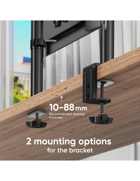 MONITOR ACC DESK MOUNT/13-34" BLACK D101E-B ONKRON