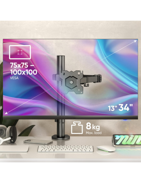 MONITOR ACC DESK MOUNT/13-34" BLACK D121E-B ONKRON