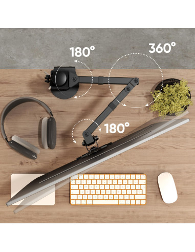 MONITOR ACC DESK MOUNT/13-34" BLACK D121E-B ONKRON