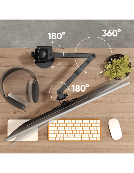 MONITOR ACC DESK MOUNT/13-34" BLACK D121E-B ONKRON