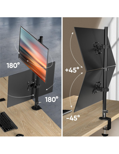MONITOR ACC DESK MOUNT/13-34" BLACK D208E-B ONKRON