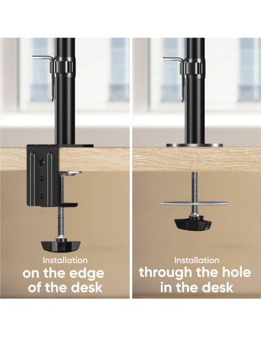 MONITOR ACC DESK MOUNT/13-34" BLACK D208E-B ONKRON