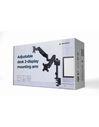 DISPLAY ACC MOUNTING ARM/17-32" MA-DA2P-01 GEMBIRD