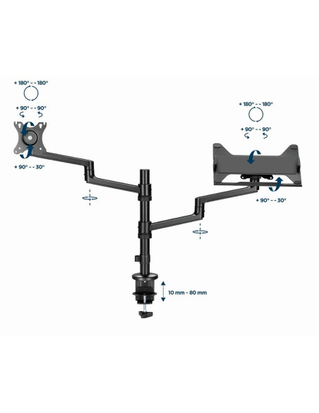 DISPLAY ACC MOUNTING ARM/NB TRAY MA-DA-04 GEMBIRD