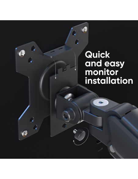 MONITOR ACC DESK MOUNT/13-32" BLACK G45-B ONKRON