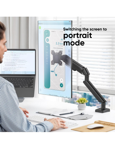 MONITOR ACC DESK MOUNT/13-32" BLACK G45-B ONKRON
