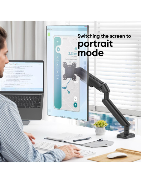 MONITOR ACC DESK MOUNT/13-32" BLACK G45-B ONKRON