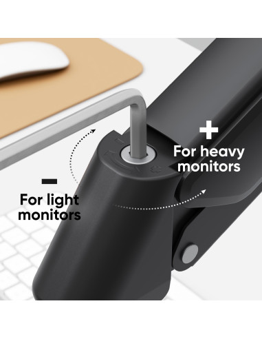 MONITOR ACC DESK MOUNT/13-32" BLACK G45-B ONKRON