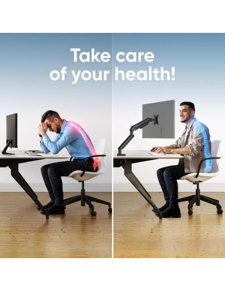 MONITOR ACC DESK MOUNT/13-32" BLACK G45-B ONKRON