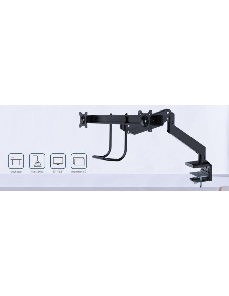 DISPLAY ACC MOUNTING ARM/17-32" MA-DA2-04 GEMBIRD
