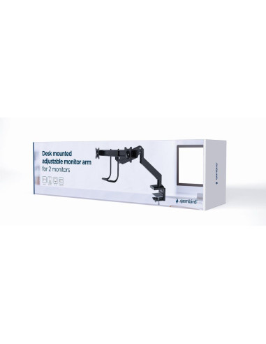 DISPLAY ACC MOUNTING ARM/17-32" MA-DA2-04 GEMBIRD