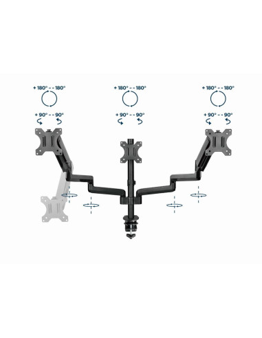 DISPLAY ACC MOUNTING ARM/17-27" MA-DA3-01 GEMBIRD