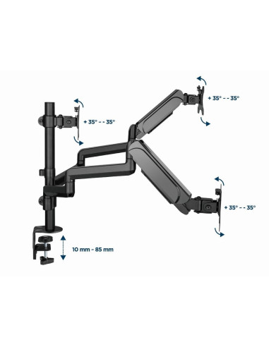 DISPLAY ACC MOUNTING ARM/17-27" MA-DA3-01 GEMBIRD