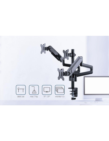 DISPLAY ACC MOUNTING ARM/17-27" MA-DA3-01 GEMBIRD