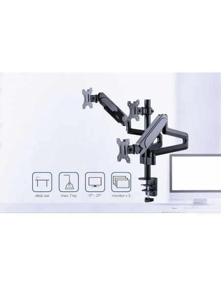 DISPLAY ACC MOUNTING ARM/17-27" MA-DA3-01 GEMBIRD