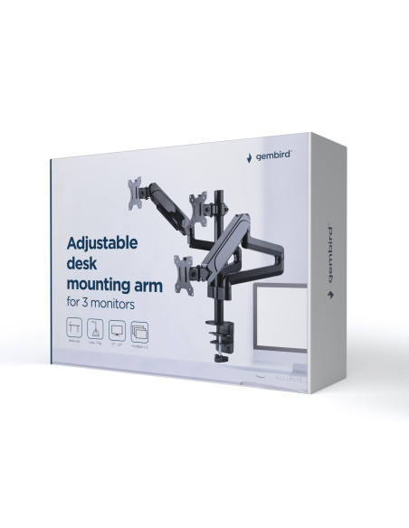 DISPLAY ACC MOUNTING ARM/17-27" MA-DA3-01 GEMBIRD