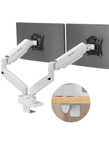 MONITOR ACC DESK MOUNT/13-32" BLK/WHT G160-BW ONKRON