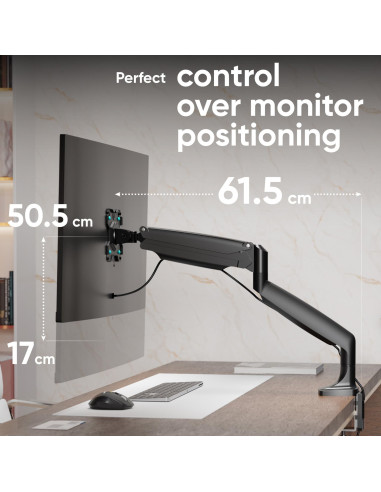 MONITOR ACC DESK MOUNT/17-49" BLACK G100-B ONKRON