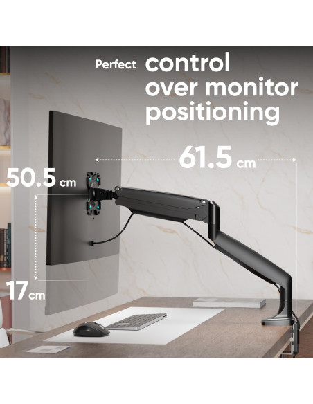 MONITOR ACC DESK MOUNT/17-49" BLACK G100-B ONKRON