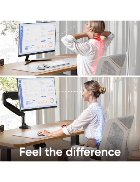 MONITOR ACC DESK MOUNT/17-49" BLACK G100-B ONKRON