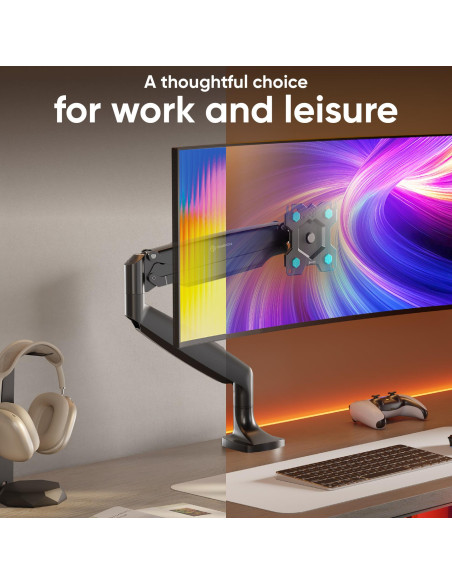 MONITOR ACC DESK MOUNT/17-49" BLACK G100-B ONKRON