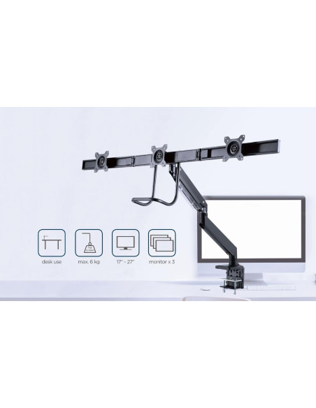 DISPLAY ACC MOUNTING ARM/17-27" MA-DA3-03 GEMBIRD