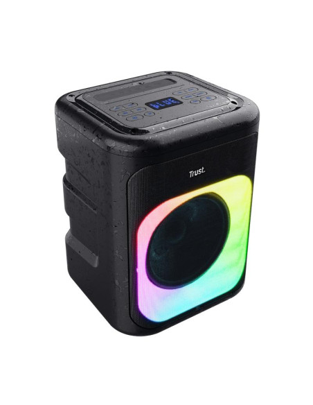 Portable Speaker, TRUST, 25280, Black, Portable/Waterproof/Wireless, 1xUSB-C, Bluetooth, 25280