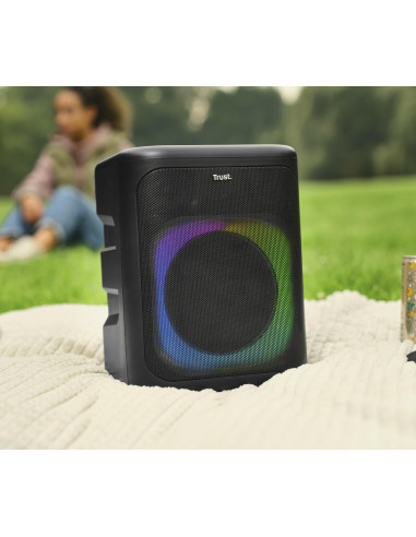 Portable Speaker, TRUST, 25280, Black, Portable/Waterproof/Wireless, 1xUSB-C, Bluetooth, 25280