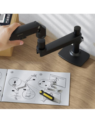 MONITOR ACC DESK MOUNT/17-38" BLACK MS75-B ONKRON