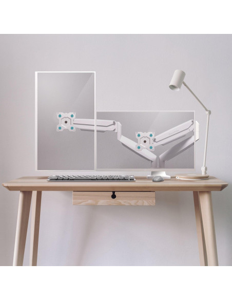 MONITOR ACC DESK MOUNT/13-32" WHITE G200-W ONKRON