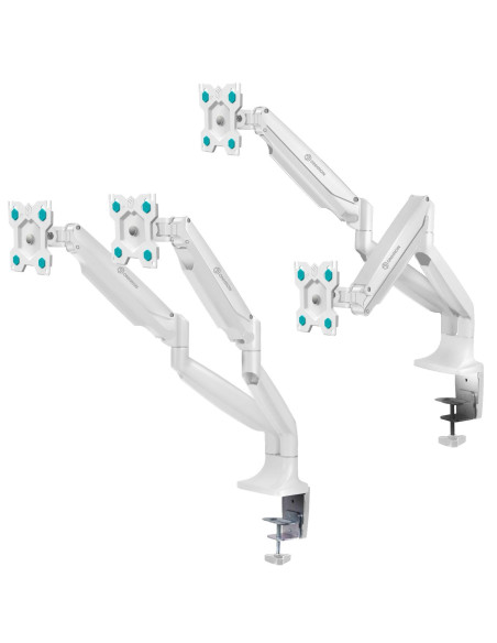 MONITOR ACC DESK MOUNT/13-32" WHITE G200-W ONKRON