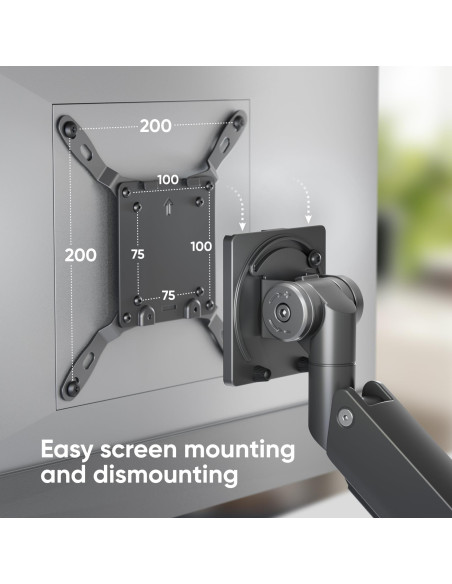 MONITOR ACC DESK MOUNT/17-57" BLACK G130-B ONKRON