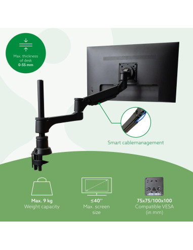MONITOR ACC ARM CAPARO SINGLE/RGOVLCA4SI R-GO TOOLS