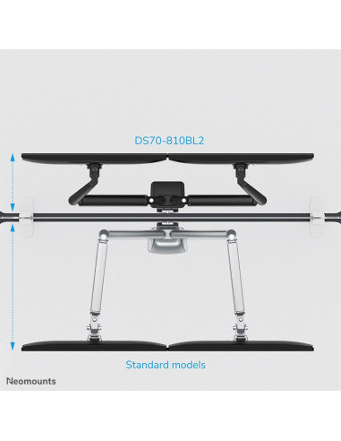 MONITOR ACC DESK MOUNT 17-32"/DS70-810BL2 NEOMOUNTS