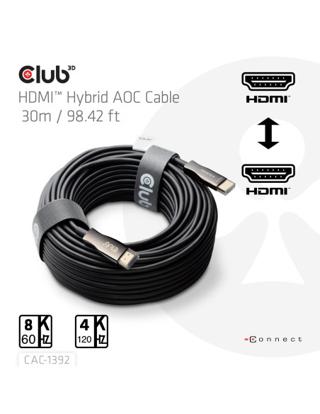 CABLE HDMI 30M/CAC-1392 CLUB3D