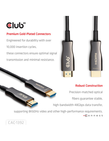 CABLE HDMI 30M/CAC-1392 CLUB3D