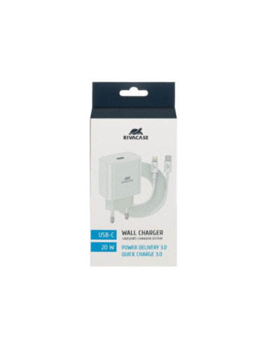 MOBILE CHARGER WALL/WHITE PS4101 WD5 RIVACASE