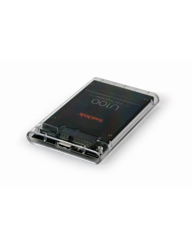 HDD CASE EXT. USB3 2.5"/TRANSPARENT EE2-U3S9-6 GEMBIRD