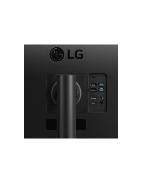 LCD Monitor, LG, 34WR55QK-B, 34", Business/Curved/21 : 9, Panel VA, 3440x1440, 21:9, 100Hz, 5 ms, Height adjustable, Tilt, Colo