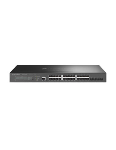 Switch, TP-LINK, Omada, SG3428XPP-M2, Desktop/pedestal, Rack, 24x2.5GbE, 4xSFP+, 1xConsole, 1, PoE+ ports 16, 500 Watts, SG3428