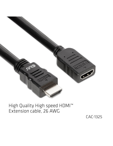 CABLE HDMI TO HDMI 5M/M/F CAC-1325 CLUB3D