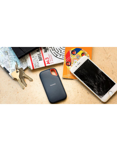 External SSD, SANDISK, Extreme, 2TB, Write speed 1000 MBytes/sec, Read speed 1050 MBytes/sec, SDSSDE61-2T00-G25