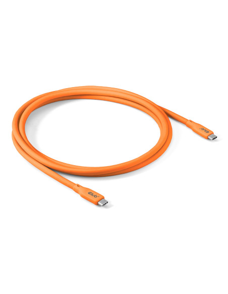 CABLE USB-C TO USB-C 2M/M/M ORANGE CAC-3000 CLUB3D