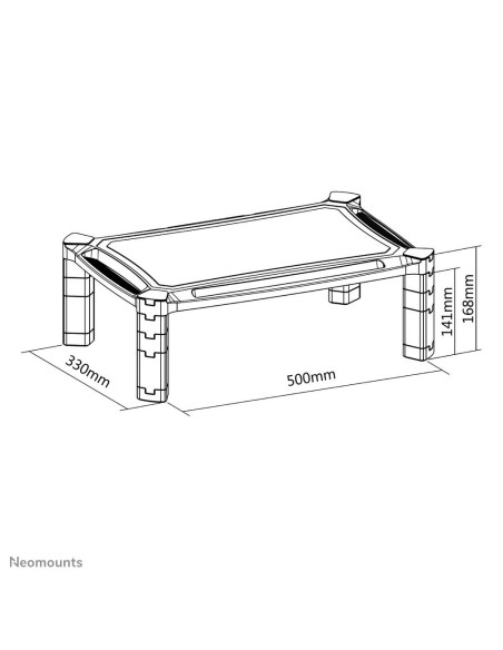 MONITOR ACC RISER 10KG/NSMONITOR20 NEOMOUNTS