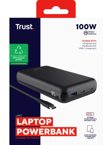 POWER BANK USB 100W LAPTOP/LARO 25240 TRUST