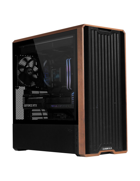 Case, LIAN LI, ATX/micro ATX/EATX/SSI EEB, Black, Midi Tower, LAN217X, G99.LAN217X.00