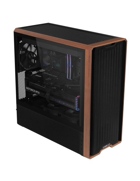 Case, LIAN LI, ATX/micro ATX/EATX/SSI EEB, Black, Midi Tower, LAN217X, G99.LAN217X.00