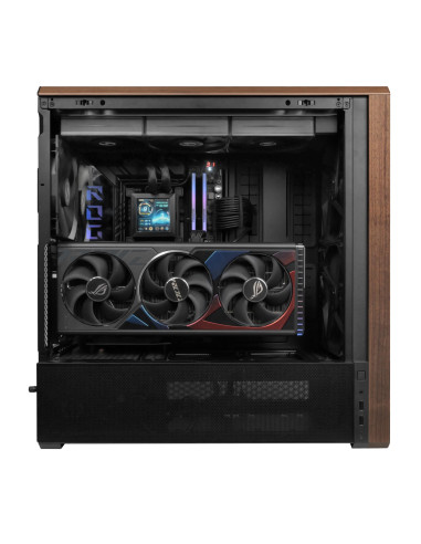 Case, LIAN LI, ATX/micro ATX/EATX/SSI EEB, Black, Midi Tower, LAN217X, G99.LAN217X.00