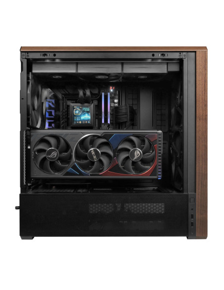 Case, LIAN LI, ATX/micro ATX/EATX/SSI EEB, Black, Midi Tower, LAN217X, G99.LAN217X.00
